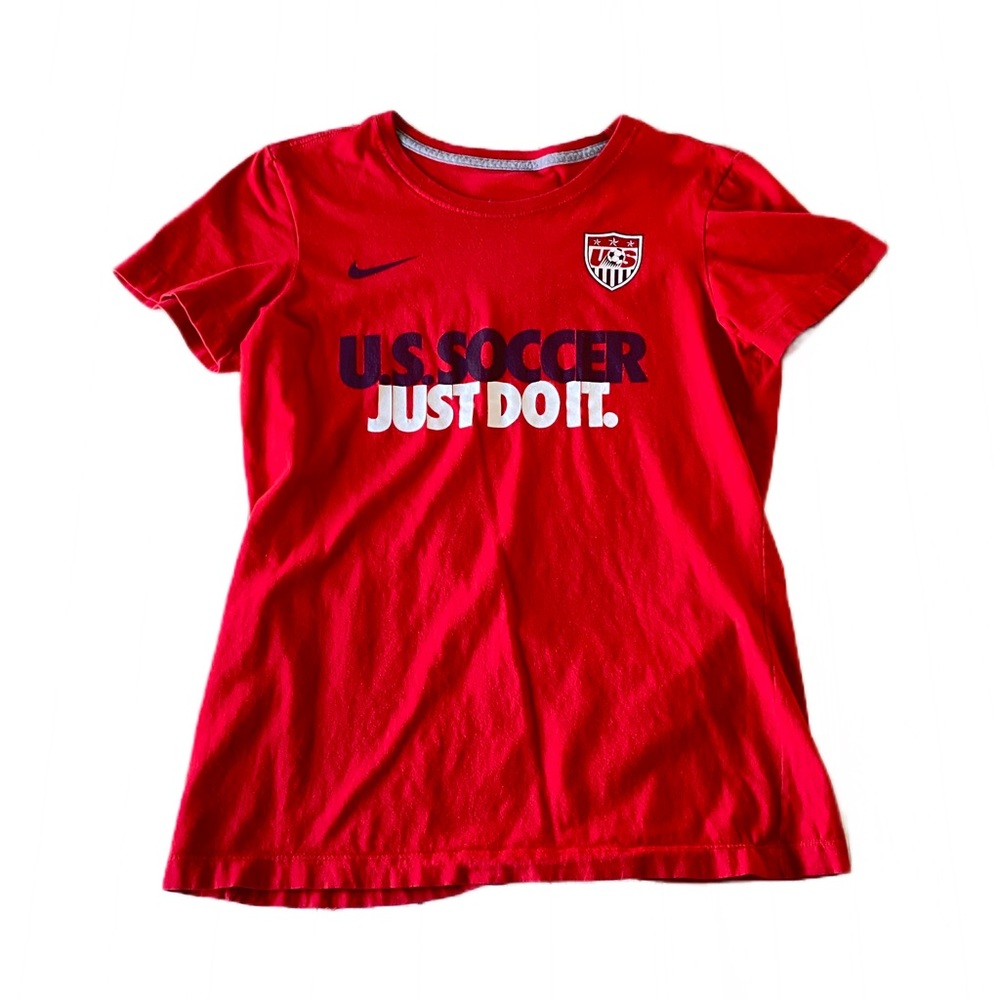 Nike US Soccer Just Do It Red Tshirt